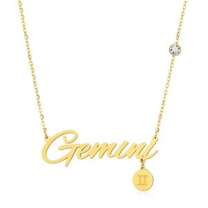Zodiac necklaces gold